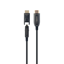 Gembird CCBP-HDMID-AOC-30M CCBP-HDMID-AOC-30M, 30 m, HDMI tipo A (Estándar), HDMI tipo D (Micro), 18 Gbit/s, Negro 2
