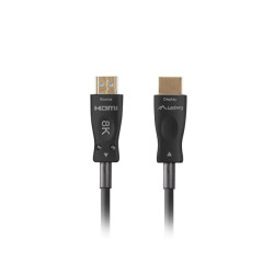 Lanberg CA-HDMI-30FB-0400-BK CA-HDMI-30FB-0400-BK, 40 m, HDMI tipo A (Estándar), HDMI tipo A (Estándar), 48 Gbit/s, Negro 2