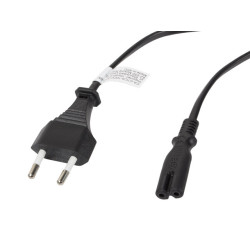 Lanberg CA-C7CA-10CC-0030-BK CA-C7CA-10CC-0030-BK, 3 m, C7 acoplador, CEE7/16