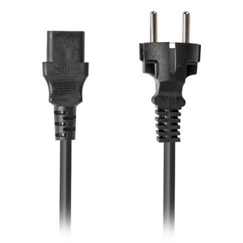 Lanberg CA-C13C-15CC-0018-BK CA-C13C-15CC-0018-BK, 1,8 m, C13 acoplador, CEE7/7