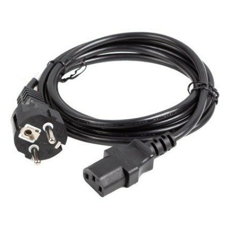Lanberg CA-C13C-15CC-0018-BK CA-C13C-15CC-0018-BK, 1,8 m, C13 acoplador, CEE7/7