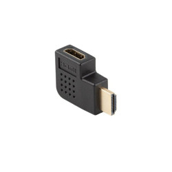 Lanberg AD-HDMI-05 AD-HDMI-05, HDMI tipo A (Estándar), HDMI tipo A (Estándar), Hembra, Macho, Derecho, Angular