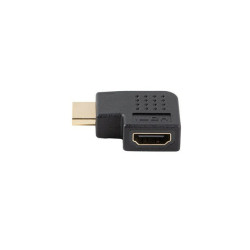 Lanberg AD-HDMI-05 AD-HDMI-05, HDMI tipo A (Estándar), HDMI tipo A (Estándar), Hembra, Macho, Derecho, Angular 2