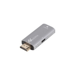 Lanberg AD-HD-DP-01 AD-HD-DP-01, HDMI tipo A (Estándar), DisplayPort, Macho, Hembra, Derecho, Derecho