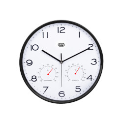 Trevi 0M351000 OM 3510 T, Reloj despertador analógico, Alrededor, Negro, Batería, AA, 300 mm