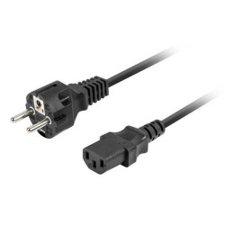 Lanberg CA-C13C-14CC-0018-BK CA-C13C-14CC-0018-BK, 1,8 m, C13 acoplador, CEE7/7