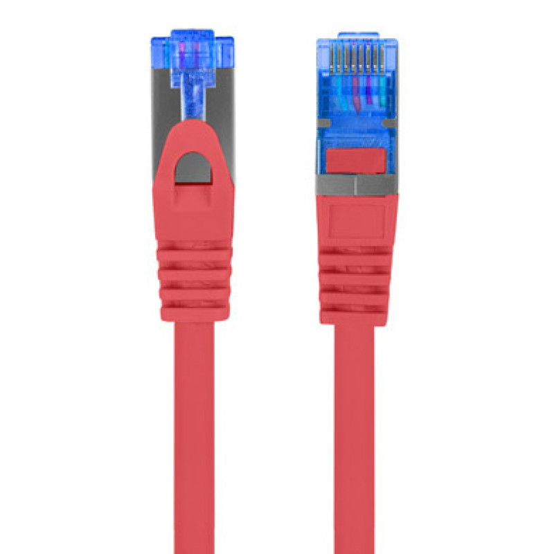 Lanberg PCF6A-10CC-0100-R PCF6A-10CC, 1 m, Cat6a, S/FTP (S-STP), RJ-45, RJ-45, Rojo