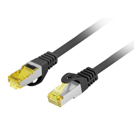 Lanberg PCF6A-10CU-0025-BK PCF6A-10CU, 0,25 m, Cat6a, S/FTP (S-STP), RJ-45, RJ-45, Negro