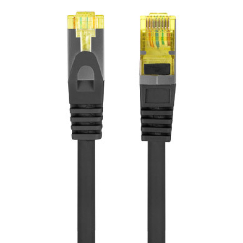Lanberg PCF6A-10CU-0025-BK PCF6A-10CU, 0,25 m, Cat6a, S/FTP (S-STP), RJ-45, RJ-45, Negro