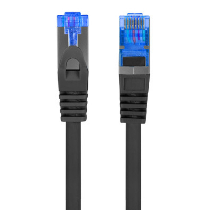 Lanberg PCF6A-10CC-0150-BK PCF6A-10CC, 1,5 m, Cat6a, S/FTP (S-STP), RJ-45, RJ-45, Negro