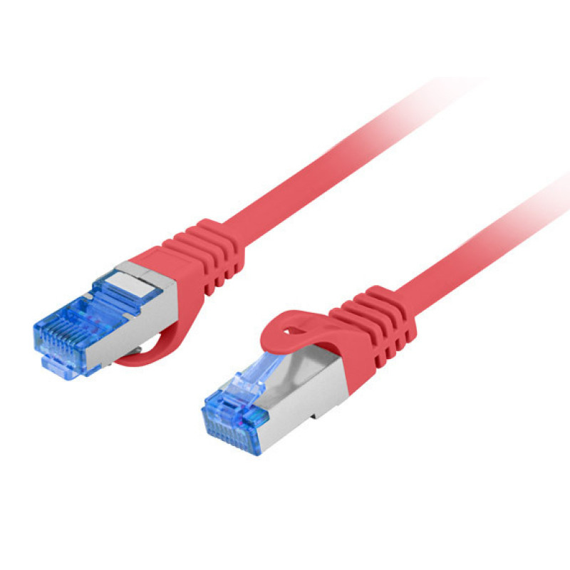 Lanberg PCF6A-10CC-0150-R PCF6A-10CC, 1,5 m, Cat6a, S/FTP (S-STP), RJ-45, RJ-45, Rojo