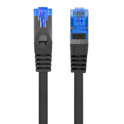 Lanberg PCF6A-10CC-0200-BK PCF6A-10CC, 2 m, Cat6a, S/FTP (S-STP), RJ-45, RJ-45, Negro 2