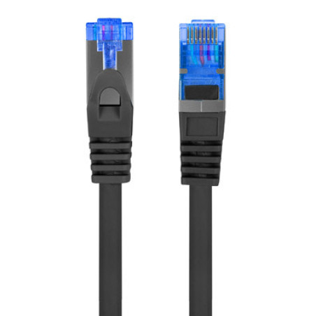 Lanberg PCF6A-10CC-0200-BK PCF6A-10CC, 2 m, Cat6a, S/FTP (S-STP), RJ-45, RJ-45, Negro