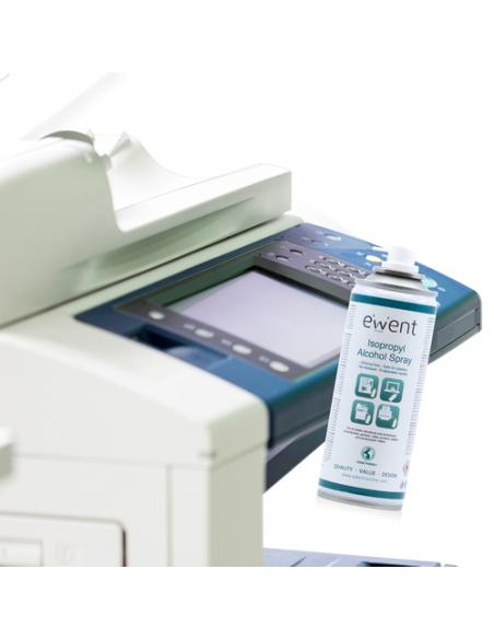Ewent EW5613 kit de limpieza para computadora Impresora Espray para limpieza de equipos 200 ml