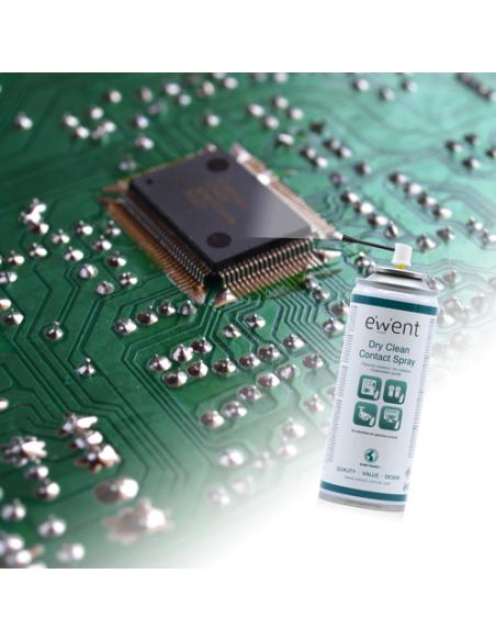 Ewent EW5614 kit de limpieza para computadora Pantallas / Plásticos, Universal Espray para limpieza de equipos 200 ml