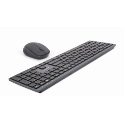 Gembird KBS-ECLIPSE-M500-ES KBS-ECLIPSE-M500-ES, Inalámbrico y alámbrico, USB + Bluetooth, Switch de tecla de tijera, QWERTY, 2