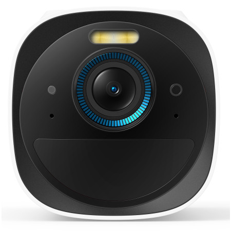Eufy T88713W1 Kit de 2 cámaras eufyCam 3 de Security, cámara de seguridad 4K con panel solar integrado, IA de reconocimiento