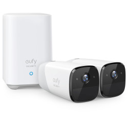 Eufy T88513D1 Camaras de Vigilancia eufyCam 2 Pro, 2K Cámara IP Exterior, 365 días de batería, Compatible con HomeKit, 2