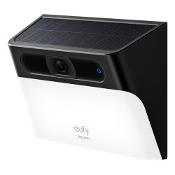Eufy T81A0311 Cámara solar con luz de pared Security S120, cámara solar inalámbrica exterior, cámara 2K, energía