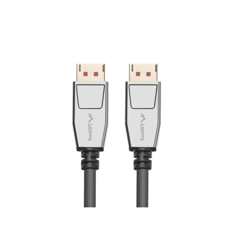 Lanberg CA-DPDP-20CU-0018-BK CA-DPDP-20CU-0018-BK, 1,8 m, DisplayPort, DisplayPort, Macho, Macho, 7680 x 4320 Pixeles