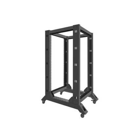 Lanberg OR01-6822-B OR01-6822-B, Rack o bastidor independiente, 22U, 600 kg, Negro