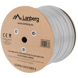 Lanberg LCUF6L-11CU-0305-S LCUF6L-11CU-0305-S, 305 m, Cat6a, U/FTP (STP), Gris 2