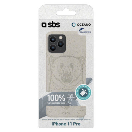 SBS TEOCNCOVIP5819G TEOCNCOVIP5819G, Funda, Apple, iPhone 11 Pro, 14,7 cm (5.8"), Gris