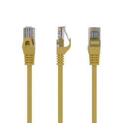Gembird PP6U-2M/Y PP6U-2M, 2 m, Cat6, U/UTP (UTP), RJ-45, RJ-45, Amarillo