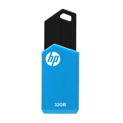HP HPFD150W-32 v150w, 32 GB, USB tipo A, 2.0, 14 MB/s, Deslizar, Negro, Azul