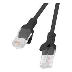 Lanberg PCU6-10CC-0150-BK PCU6-10CC-0150-BK, 1,5 m, Cat6, U/UTP (UTP), RJ-45, RJ-45, Negro