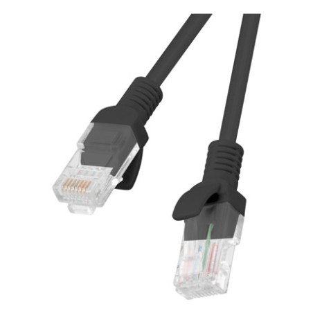 Lanberg PCU6-10CC-0150-BK PCU6-10CC-0150-BK, 1,5 m, Cat6, U/UTP (UTP), RJ-45, RJ-45, Negro
