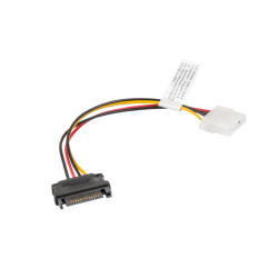 Lanberg CA-SAHD-10CU-0015 CA-SAHD-10CU-0015, 0,15 m, SATA I, Molex (4-pin), SATA de 15 pines, Macho/Hembra, Negro, Rojo, 2