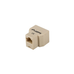 Lanberg AD-RJ45-2RJ45-OU AD-RJ45-2RJ45-OU, Beige, Hembra/Hembra, CE, 1 pieza(s)