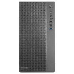 Tacens Anima AC5 AC5, Caja Ordenador Compacta Micro ATX, Frontal Malla Refrigeración, USB 3.0, Negro, Mini Tower, PC, Negro, 2