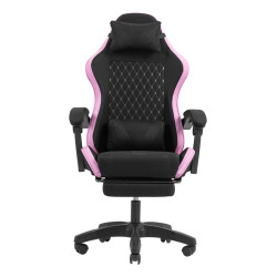 Mars Gaming MGCXFGRPK MGC-X Fabric, Silla para videojuegos de PC, 120 kg, Asiento acolchado, Respaldo acolchado, 190 cm, Negro