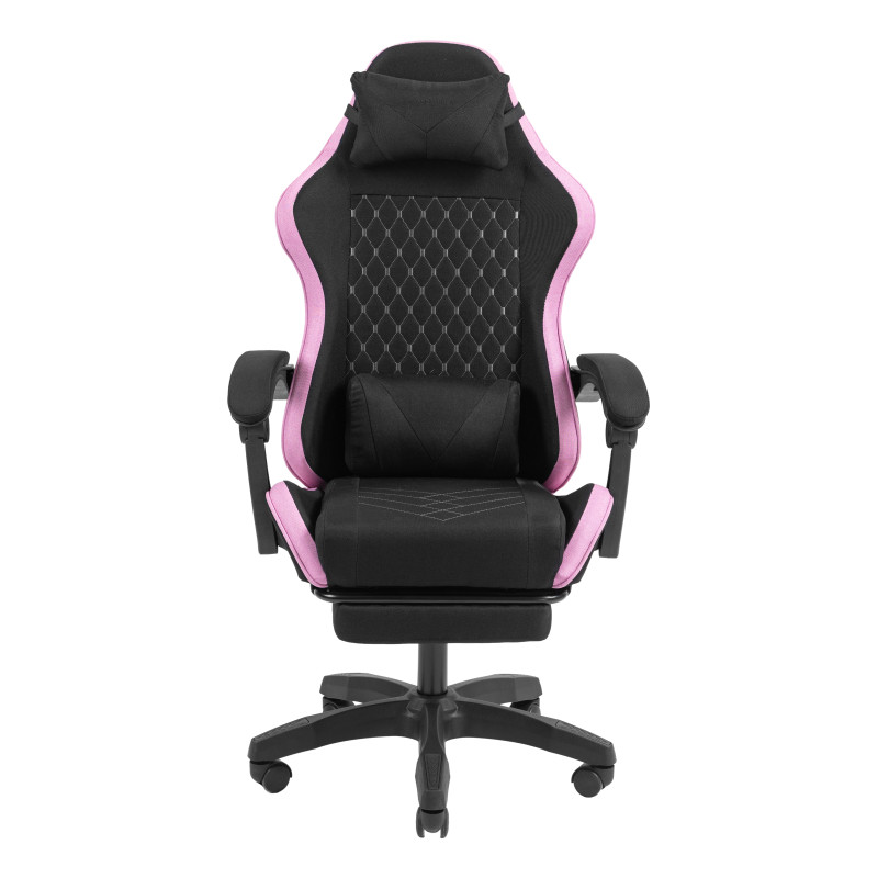Mars Gaming MGCXFGRPK MGC-X Fabric, Silla para videojuegos de PC, 120 kg, Asiento acolchado, Respaldo acolchado, 190 cm, Negro