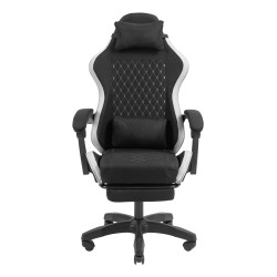 Mars Gaming MGCXFGRW MGC-X Fabric, Silla para videojuegos de PC, 120 kg, Asiento acolchado, Respaldo acolchado, 190 cm, Negro 2