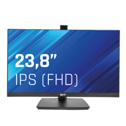iggual IGG320020 Monitor 23,8" IPS FHD 120Hz VGA HDMI webcam, 60,5 cm (23.8"), 1920 x 1080 Pixeles, Full HD, LED, 1 ms, Negro 2