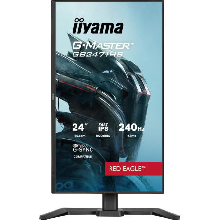 iiyama GB2471HS-B1 G-MASTER GB2471HS-B1, 60,5 cm (23.8"), 1920 x 1080 Pixeles, Full HD, Negro