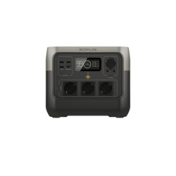 EcoFlow ZMR620-B-EU River 2 Pro, Corriente alterna, CC, Solar, USB, 768 Wh, 800 W, 800 W, 1600 W, 10 A