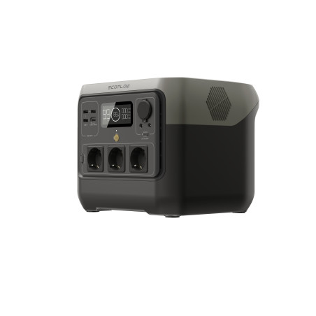 EcoFlow ZMR620-B-EU River 2 Pro, Corriente alterna, CC, Solar, USB, 768 Wh, 800 W, 800 W, 1600 W, 10 A