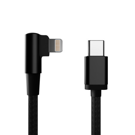 Gembird CC-USB2-CMLML-0.2M CC-USB2-CMLML-0.2M, 0,2 m, Lightning, USB C, Macho, Macho, Negro