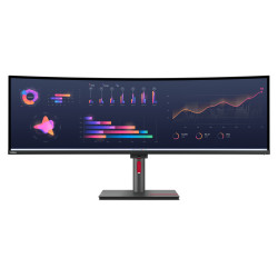 Lenovo 63DBRAT1EU ThinkVision P49w-30 Monitor, 124,5 cm (49"), 5120 x 1440 Pixeles, Dual WQHD, LED, 6 ms, Negro 2