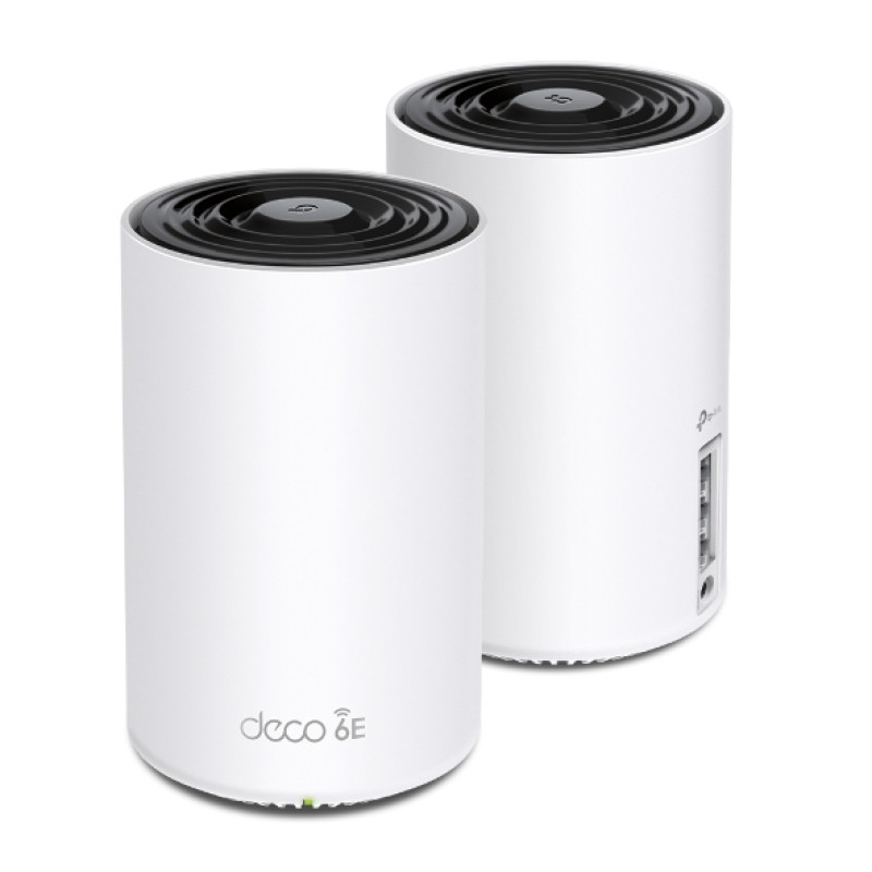 TP-Link DECO XE75(2-PACK) Deco XE75, Blanco, Interno, 510 m², Tribanda (2.4 GHz / 5 GHz / 6 GHz), Wi-Fi 6E (802.11ax),
