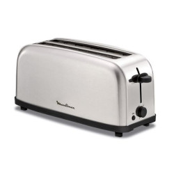 Moulinex LS330D11 LS330D11, 4 rebanada(s), Acero inoxidable, Acero inoxidable, -, Y, Botones, Giratorio, 1400 W