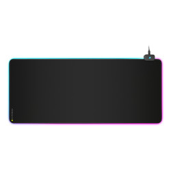 Corsair CH-9417070-WW MM700 RGB, Negro, Monocromo, Caucho, USB con suministro de corriente, Base antiderrapante, Alfombrilla de