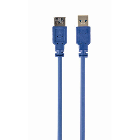 Gembird CCP-USB3-AMAF-6 CCP-USB3-AMAF-6, 1,8 m, USB A, USB A, Macho/Hembra, Azul