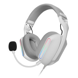 Mars Gaming MHPROW MH-PROW, Alámbrico, 18 - 20000 Hz, Juego, 190 g, Auriculares, Blanco