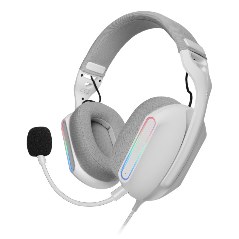 Mars Gaming MHPROW MH-PROW, Alámbrico, 18 - 20000 Hz, Juego, 190 g, Auriculares, Blanco