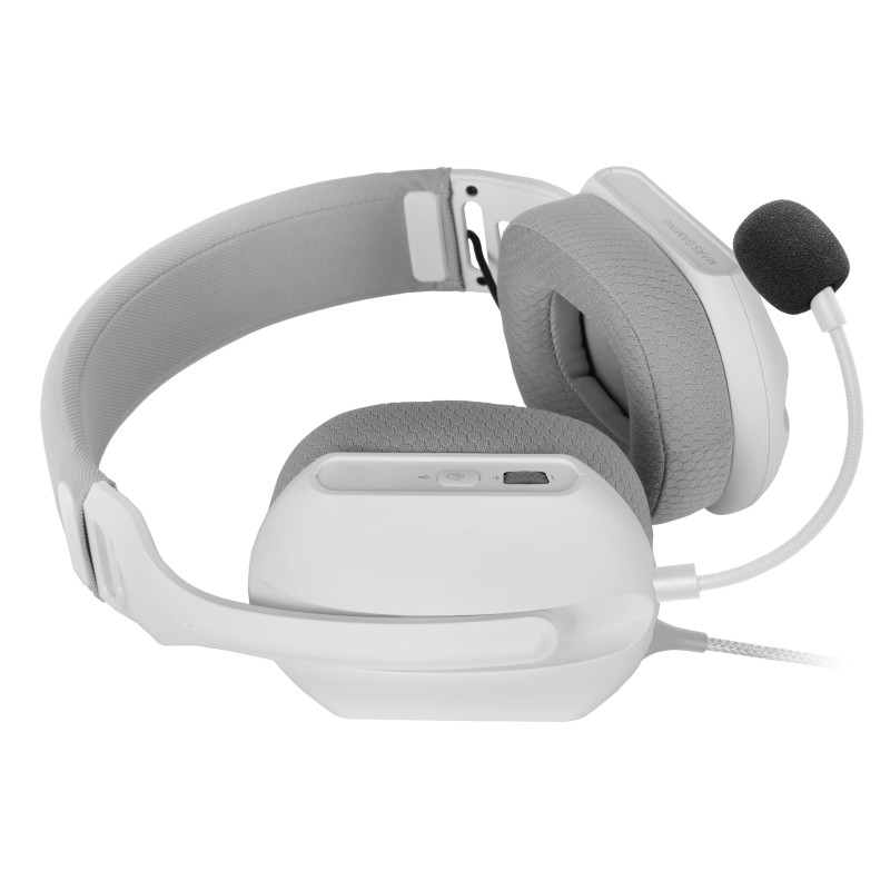 Mars Gaming MHPROW MH-PROW, Alámbrico, 18 - 20000 Hz, Juego, 190 g, Auriculares, Blanco